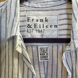 Frank & Eileen Women’s Linen Button Up Shirt Size Small